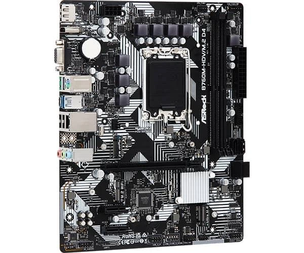 Материнська плата asrock b760m-hdv/m.2 d4 - изображение 2