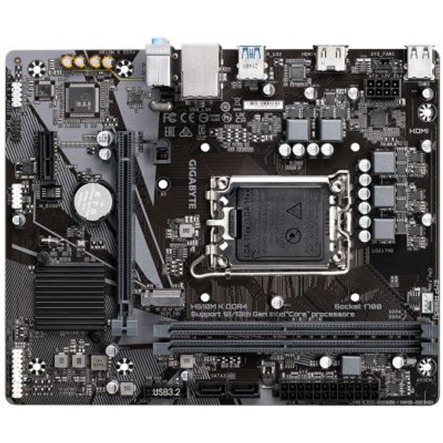 Материнская плата Gigabyte h610m k ddr4 - изображение 4