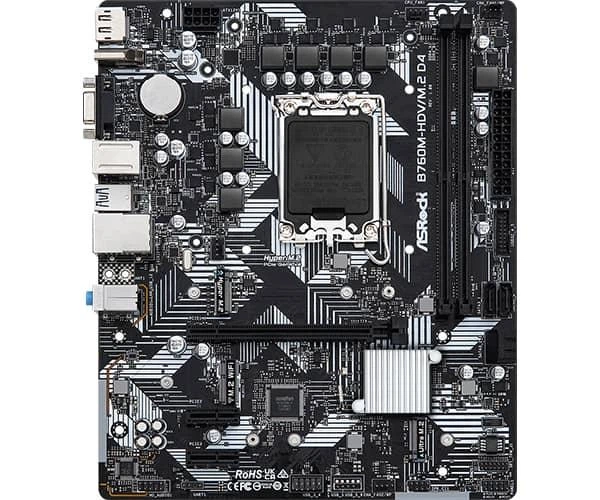 Материнська плата asrock b760m-hdv/m.2 d4 - изображение 4