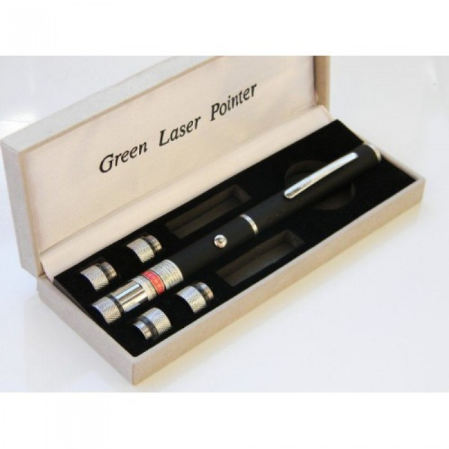 Лазерная ручка указка 5 в 1 Laser Pointer 1000 mW мощный лазер с ...