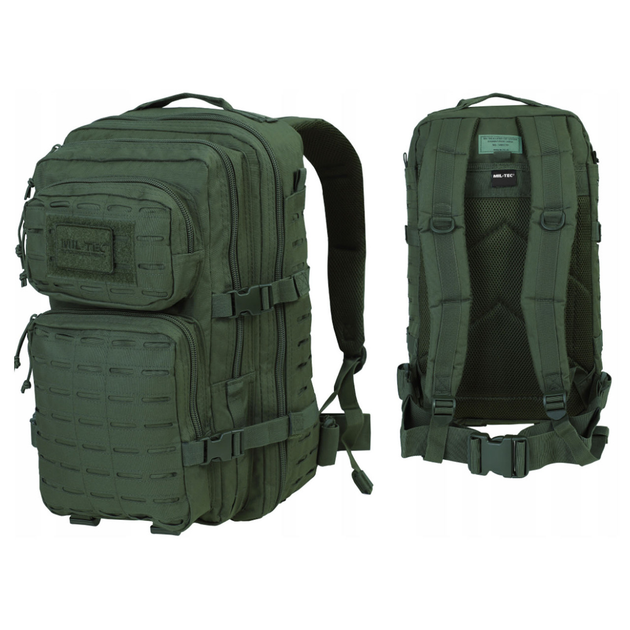 Рюкзак Тактический Mil-Tec® Large Assault Pack Laser Cut 36L OLIVE - изображение 1