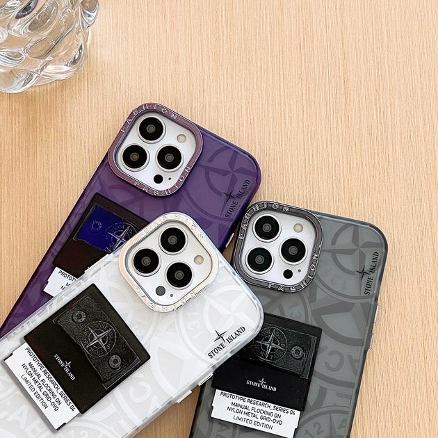 Чехол для iPhone 11 Pro Max Stone Island с патч-нашивкой Стоников Белый ...