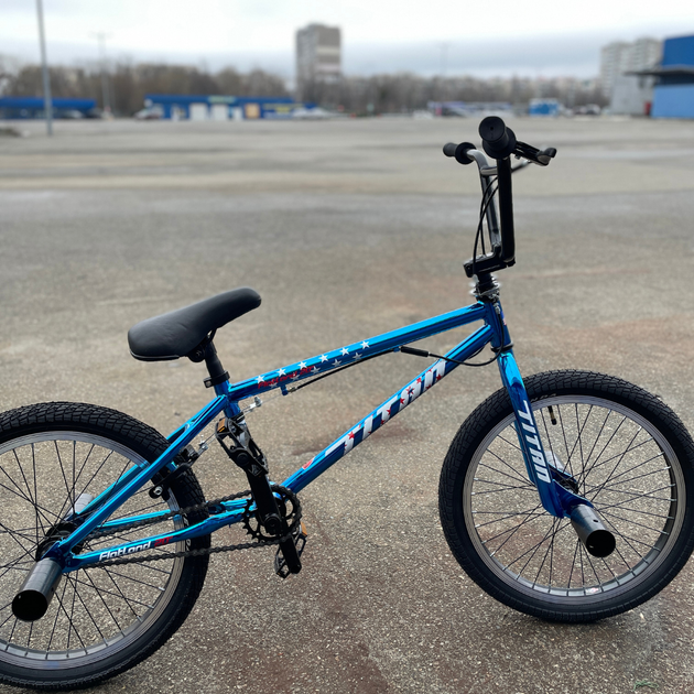 Трюковой Велосипед Titan 20" BMX Flatland LIGHT Рама-10" Синий – фото ...