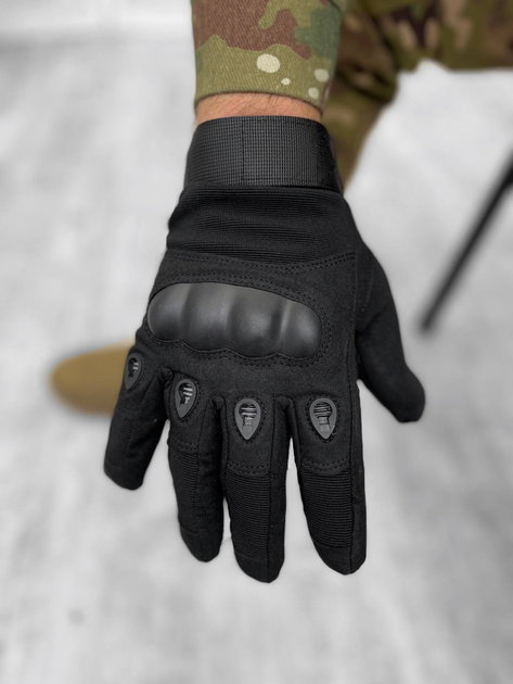 Тактические перчатки grip black (зимние) 27-0! - изображение 1