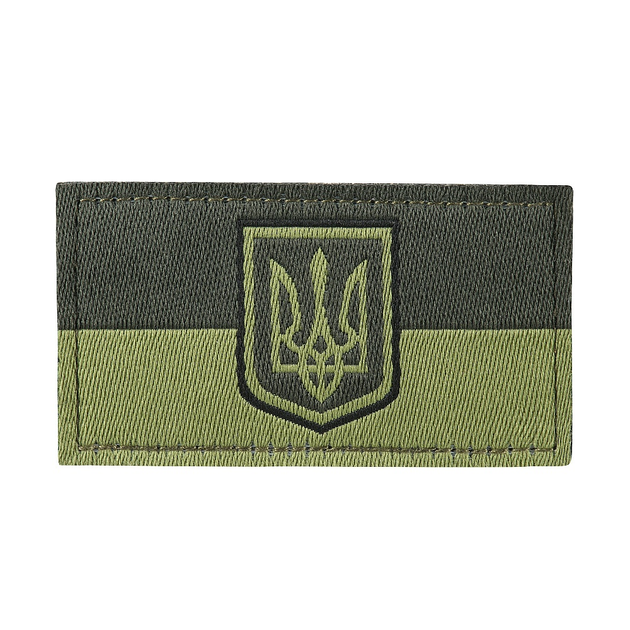 M-Tac нашивка прапор України (жаккард) Olive - зображення 1