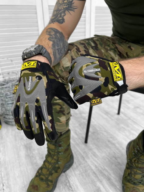 Перчатки Mechanix M-pact camouflage ДН5365 полка 10-2 - изображение 1