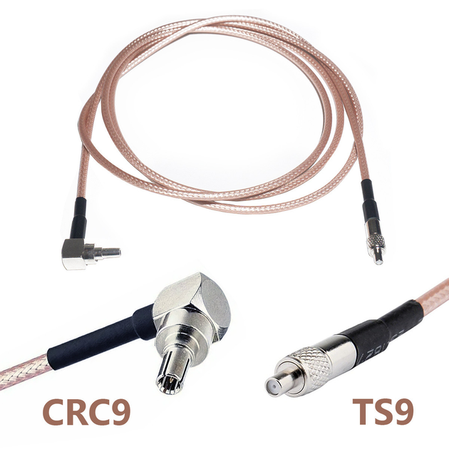 Удлинитель антенный CRC9 Male - TS9 Female 1 метр для 4G 3G GSM модема ...