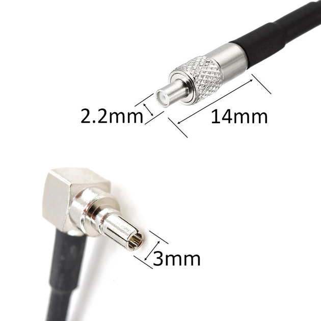 Удлинитель антенный CRC9 Male - TS9 Female 1 метр для 4G 3G GSM модема ...