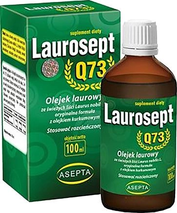 Krople ASEPTA Laurosept Q73 wzmacnia odporność 100 ml (AS405) - obraz 1
