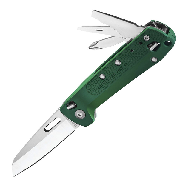 Нож-мультитул Leatherman Free K2 Evergreen (1080-832894) - изображение 1