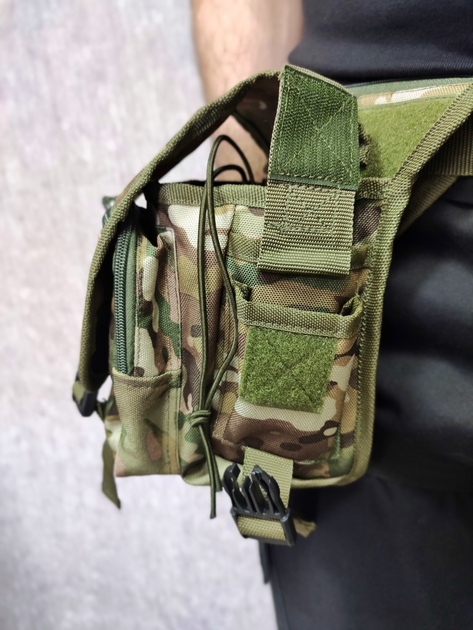 Тактическая сумка на бедро / военная сумка на ногу Мультикам Украинское производство - изображение 2