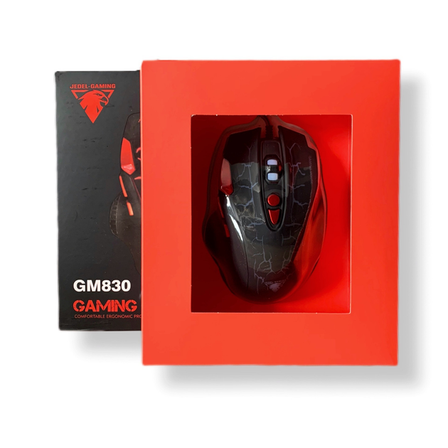 Игровая мышь JEDEL GM830 3200DPI с подсветкой - изображение 2