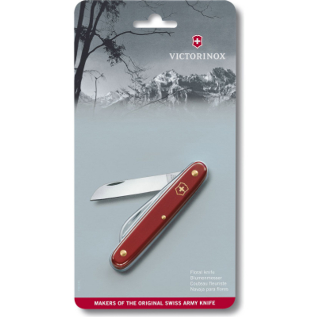 Нож Victorinox Floral Matt Red Blister (3.9050.B1) - изображение 2