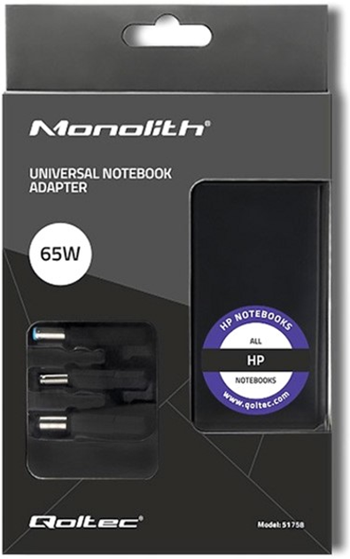 Zasilacz Qoltec do laptopa HP 3.33A 65W (51758) - obraz 5
