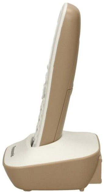 Телефон стаціонарний Panasonic KX-TG1611 PDJ Beige - зображення 3