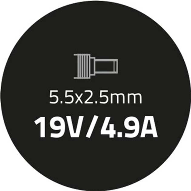 Zasilacz Qoltec do laptopa Toshiba 19V 4,9A 90W (5,5x2,5) (50076,90W) - obraz 3