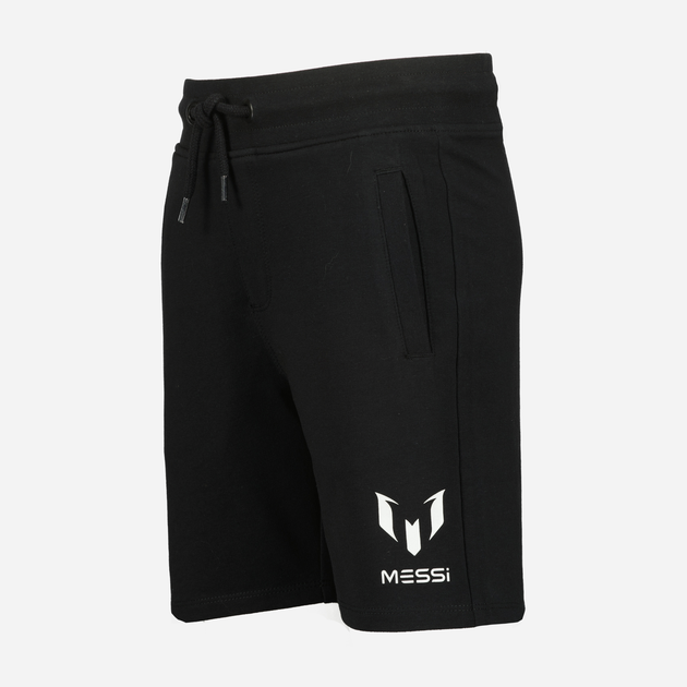 Krótkie spodenki młodzieżowe chłopięce na WF Messi C099KBN46005 152 cm Czarne (8720834087931) - obraz 3