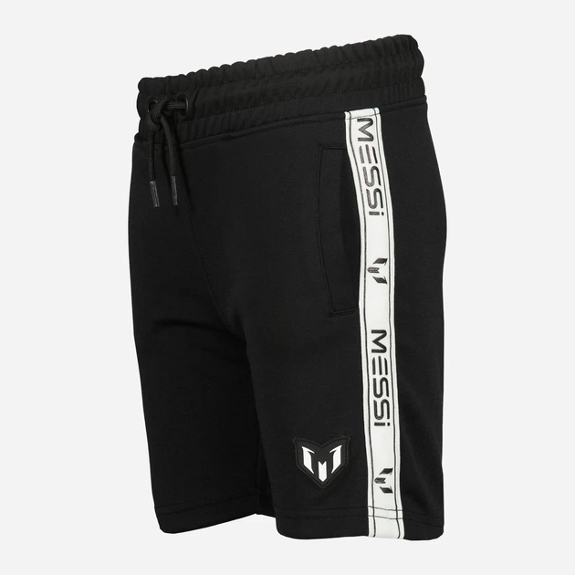 Krótkie spodenki chłopięce na WF Messi C104KBN46001 128 cm Czarne (8720834032429) - obraz 3