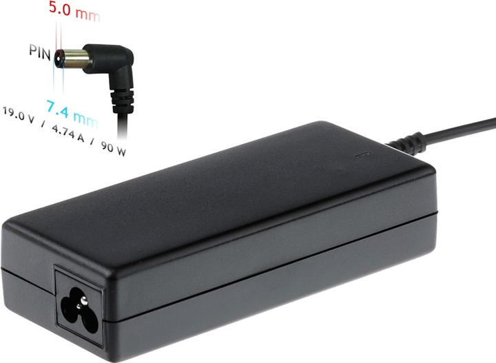 Zasilacz Akyga do laptopa Compaq, HP 19V 4,74A 90W (7,4x5) (AK-ND-04) - obraz 4