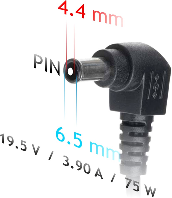 Блок живлення Akyga для ноутбука Sony 19.5V 3.9A 75W (6.5x4.4) (AK-ND-19) - зображення 5