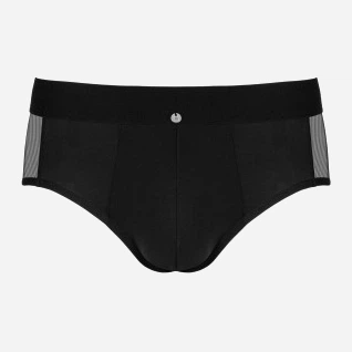 Majtki erotyczne Obsessive Boldero S/M Black (5901688238271) - obraz 5