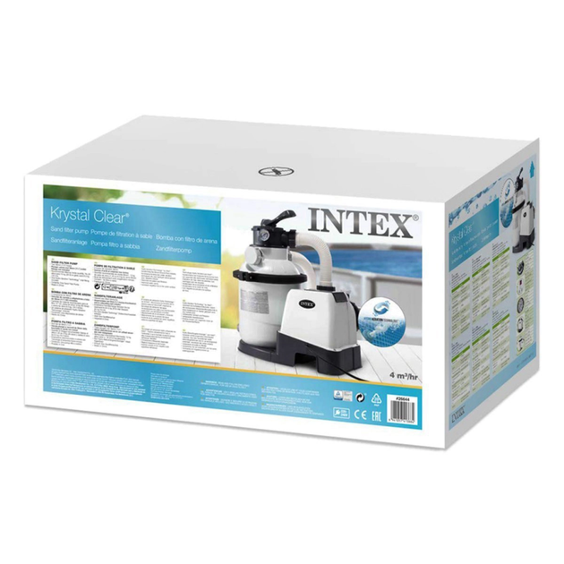 Пісочний фільтр-насос Intex продуктивність 4500 л/год 26644 - зображення 4