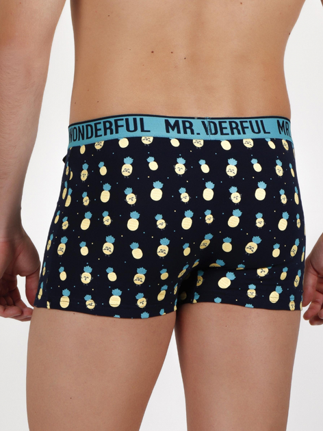 Zestaw majtek męskich typu bokserki Admas Mr Wonderful 48372P S 2 szt Multikolorowy (8433623600371) - obraz 4