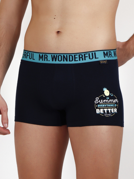 Zestaw majtek męskich typu bokserki Admas Mr Wonderful 48372P S 2 szt Multikolorowy (8433623600371) - obraz 6