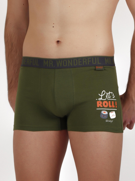 Zestaw majtek męskich typu bokserki Admas Mr Wonderful 48373P S 2 szt Multikolorowy (8433623600418) - obraz 6