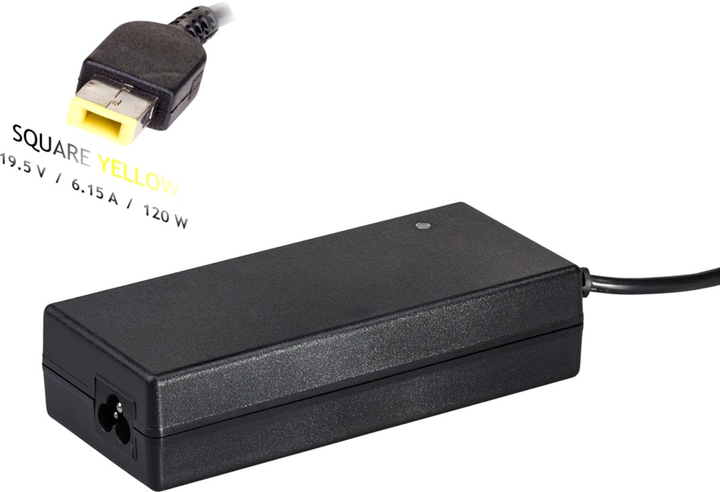 Zasilacz Akyga do laptopa IBM, Lenovo 19,5V 6,15A 120W (Slim Tip) (AK-ND-52) - obraz 3