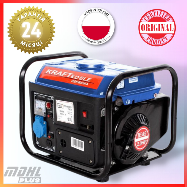 Электрогенератор KRAFT&DELE KD109, 1.2кВт | 1200Вт | 12/230В ...