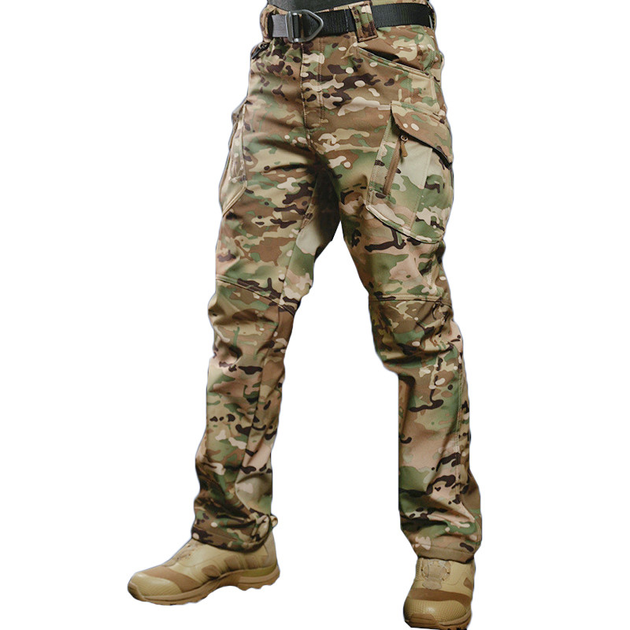 Тактические штаны S.archon X9JRK Camouflage CP 3XL мужские Soft shell утепленные - изображение 2