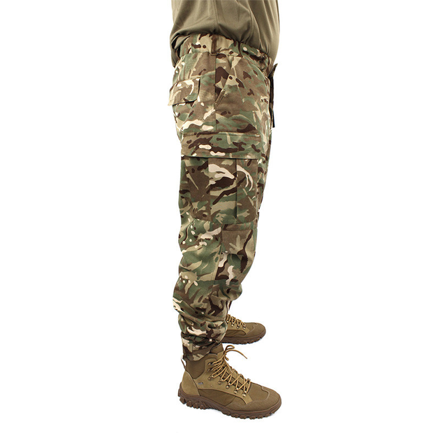Штани чоловічі Софтшелл XL Мультикам Посилені коліна та задня частина для військових тактичні - зображення 2
