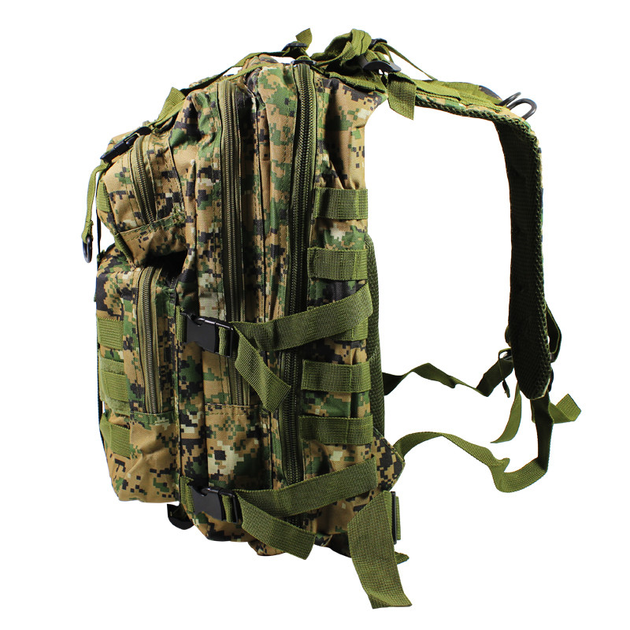 Рюкзак тактический AOKALI Outdoor A10 35L Camouflage Green штурмовой военный - изображение 2