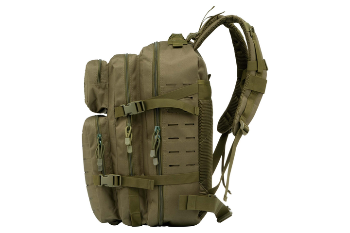 Рюкзак 2E Tactical 45LOG Laser Cut 45L Green - зображення 2