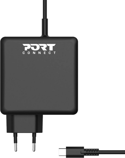 Блок живлення Port Designs для ноутбука 65W (USB Type-C) (900097B) - зображення 2