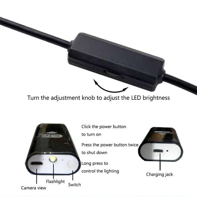 Эндоскоп ikacha BauTech WiFi 1м (1002-464-00) - изображение 4