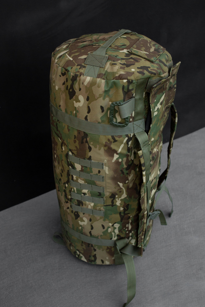 Сумка баул-рюкзак военный Обериг 100л 80*40 см мультикам cordyra английский - изображение 1