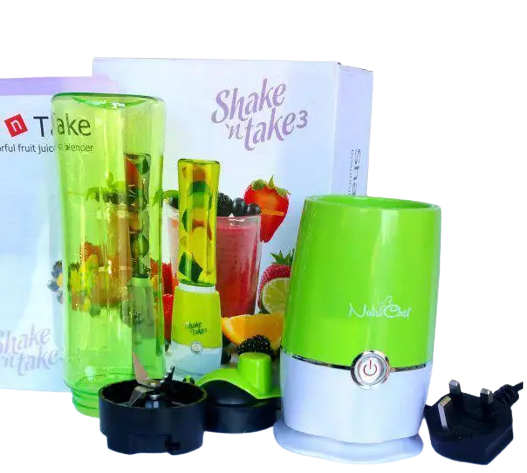 Блендер для смузі Shake N Take портативний контейнер із кришкою трубочка салатова (lp-90830_405) - зображення 3