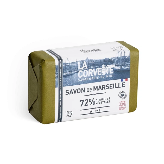 Марсельське мило La Corvette OLIVE ECOCERT 100g (270724-COR) - зображення 3
