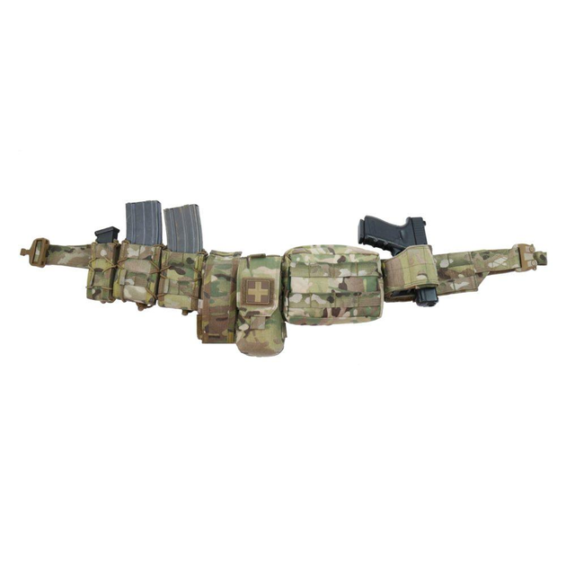 Розвантажувальний пояс з підсумками та кобурою Warrior Assault Systems Low Profile Direct Action MK1 Shooters Belt Multicam - зображення 2
