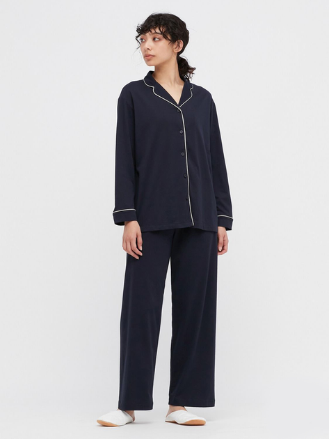 Пижама (рубашка + штаны) женская больших размеров Uniqlo 538031032 XXL ...