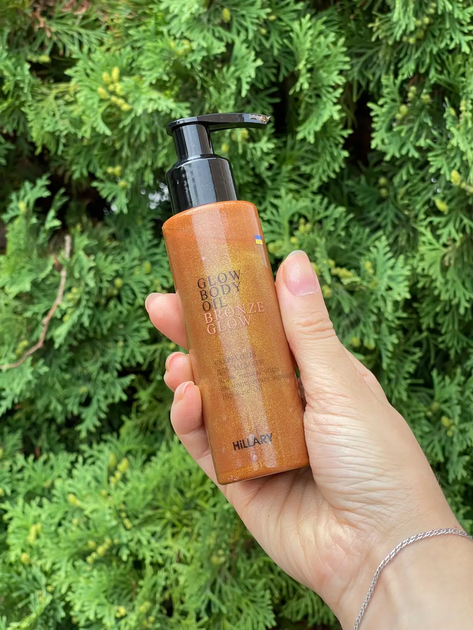 Сияющее масло для загара Сhic Bronze Glow Body Oil Hillary 100 мл - изображение 5