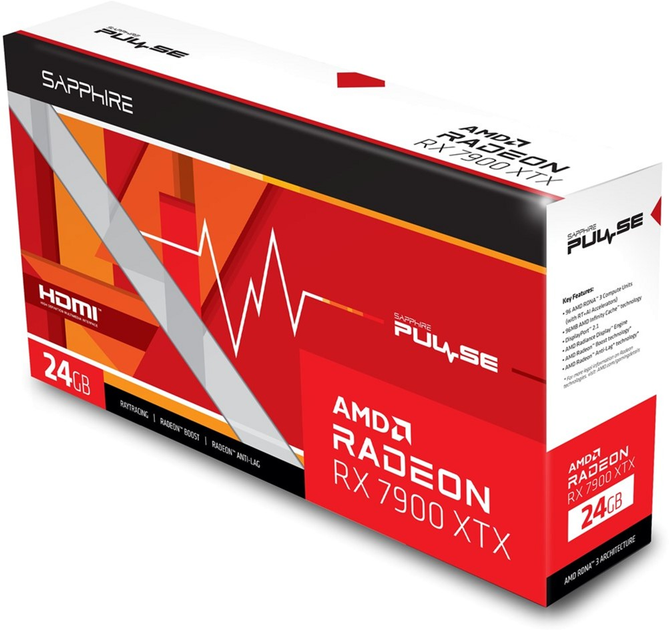 Karta graficzna Sapphire PCI-Ex Radeon RX 7900 XTX 24GB GDDR6 (384bit) (2525/2500) (1 x HDMI, 2 x DisplayPort, 1 x USB Typ-C) (11322-02-20G) - obraz 6