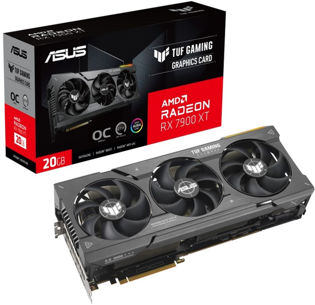 Відеокарта ASUS PCI-Ex Radeon RX 7900 XT 20GB GDDR6 (320bit) (2535/20000) (1 x HDMI, 3 x DisplayPort) (90YV0IV1-M0NA00) - зображення 16