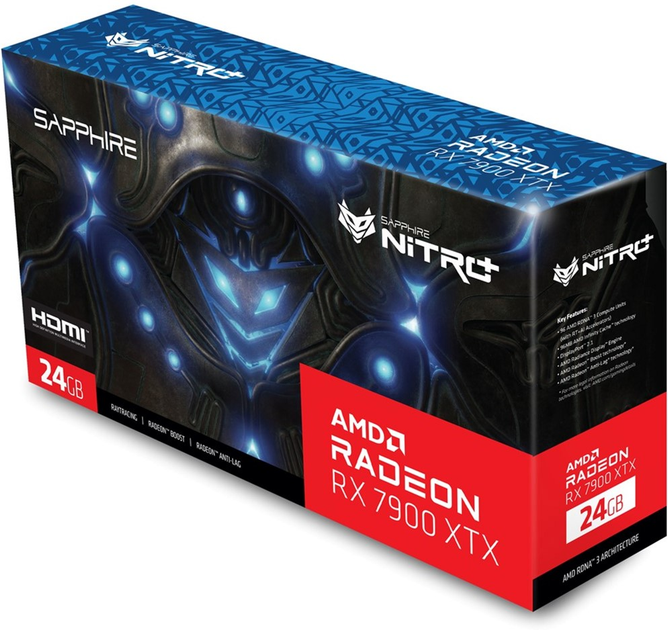 Відеокарта Sapphire PCI-Ex Radeon RX 7900 XTX 24GB GDDR6 (384bit) (2680/2500) (1 x HDMI, 2 x DisplayPort, 1 x USB Type-C) (11322-01-40G) - зображення 5