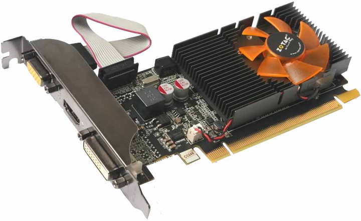 Karta graficzna Zotac PCI-Ex GeForce GT 710 2GB GDDR3 (64bit) (954/1600) (1 x DVI, 1 x VGA, 1 x HDMI) (ZT-71310-10L) - obraz 4