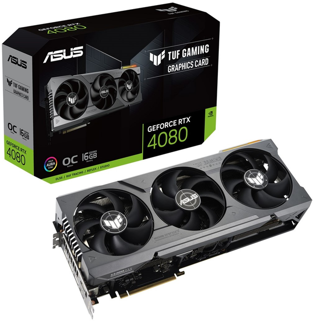 ASUS PCI-Ex GeForce RTX 4080 16 GB GDDR6X (256 bitów) (2505/11200) (1 x HDMI, 3 x DisplayPort) (90YV0IB1-M0NA00) - obraz 9