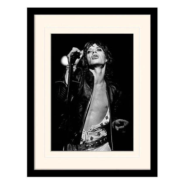 Постер у рамі "Rolling Stones (Mick Jagger)" 30 x 40 см 4009831 - Фото 1 Постер у рамі "Rolling Stones (Mick Jagger)" 30 x 40 см 4009831 - зображення 1