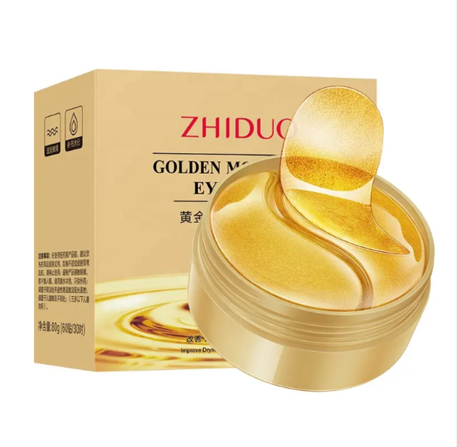 Коллагеновые Патчи Zhiduo Золото 24k с Гиалуроновой кислотой и ...